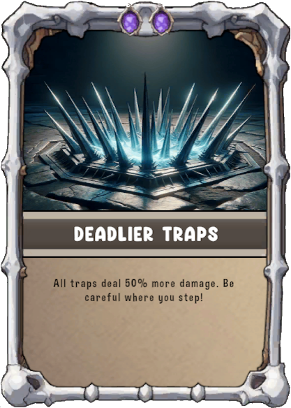 Deadlier Traps card